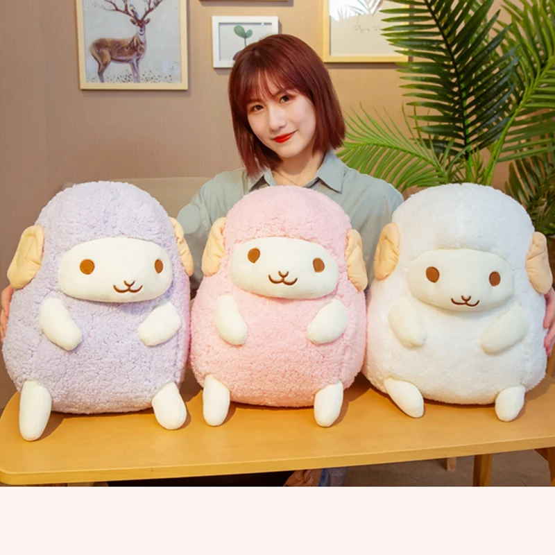 

Cute Dreamful Angel Sheep Plush Toys Stuffed Animal Lamb Doll Soft Pillow Baby Kids Girls Kawaii Birthday Gift Room Decoration