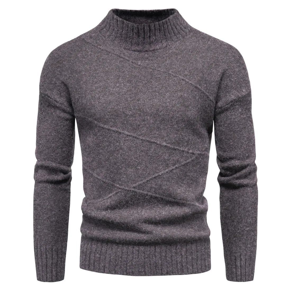 Korea  Sweaters  Pullovers Men Long Sleeve Knitted Sweater