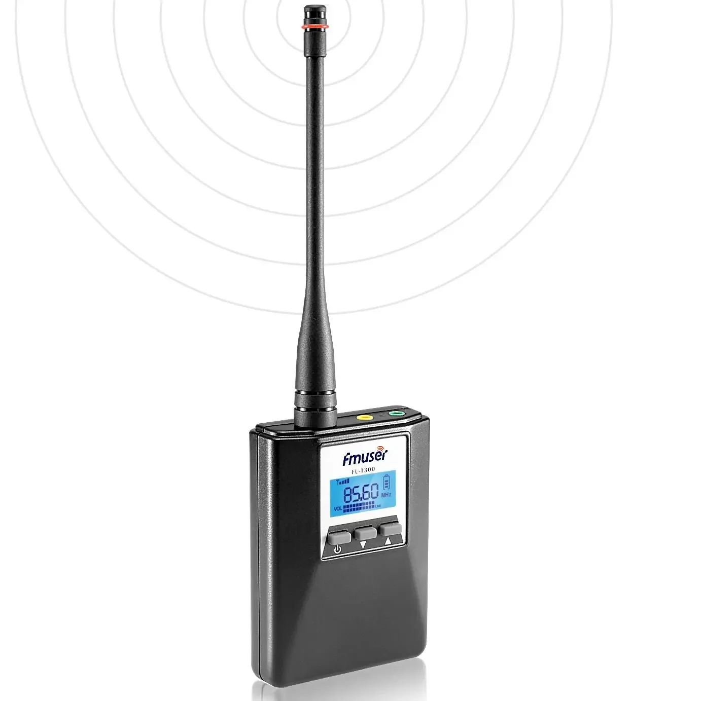 n = день FMUSER FU-T300 0 2 Вт FM-передатчик регулируемая мощность стерео/моно передача