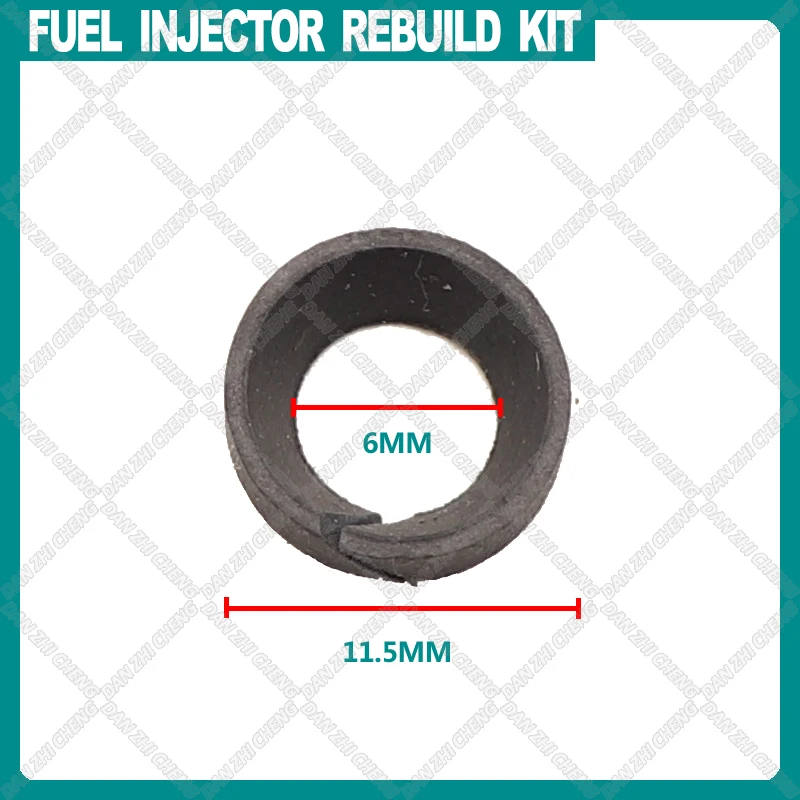 

100pieces Fuel injector Plastic Washer Gasket repair kit 11.5*3.1mm for Honda 15-19 1.5L KA6MT KACVT 16010-5R1-305 16010-5PA-306