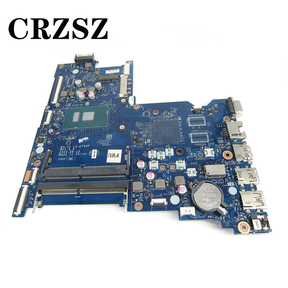 Материнская плата CSRZSZ для ноутбука HP 15-AY 15-AC стандартная с процессором i7-6500u тест
