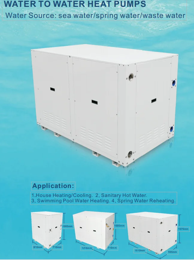 

Ground source heat pump 8.4kw for cooling and heating