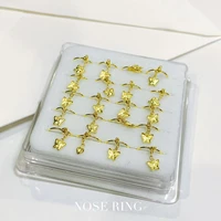 10mm butterfly ornament nose ring nose hoop thin nose piercings hoops nose piercing rings multicolor jewelry