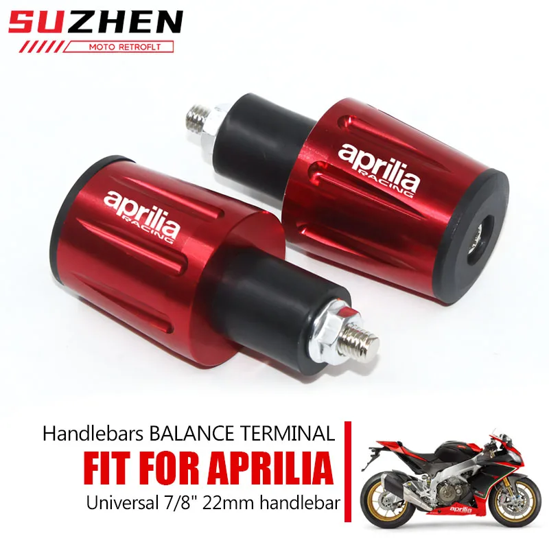 

22mm Handlebar Grips Handle Bar Cap End Plugs CNC For Aprilia Rs 125 1000 R 2000 250 50 Rx50 650 750 200 500 Rs 250 Fairing Kit