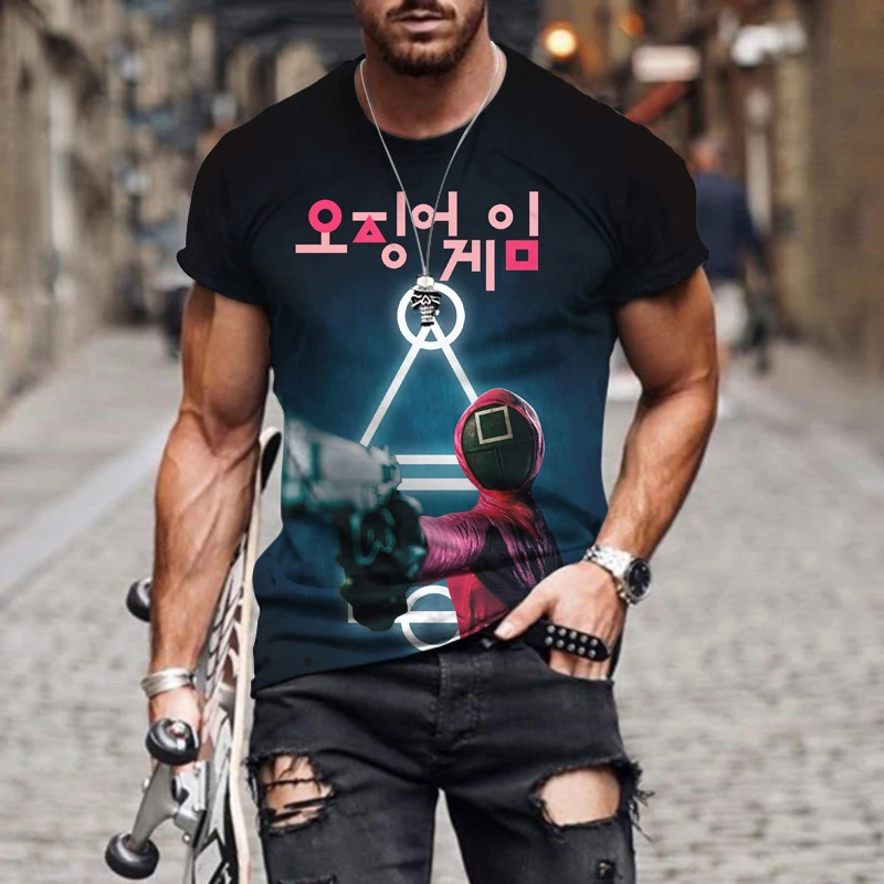 tide brand high end hot summer new oversized t shirt fashion popular o neck printing casual mens short sleeves free global shipping