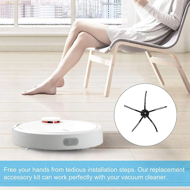 Для Roborock S5 Max S50 аксессуары для роботов-пылесосов Xiaomi Mijia 1S HEPA-фильтр боковая щетка