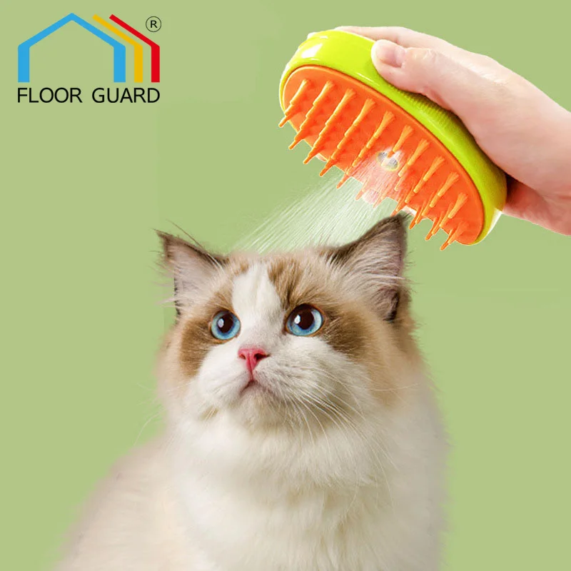 Щетка для ухода за домашними животными электрический спрей распылитель воды