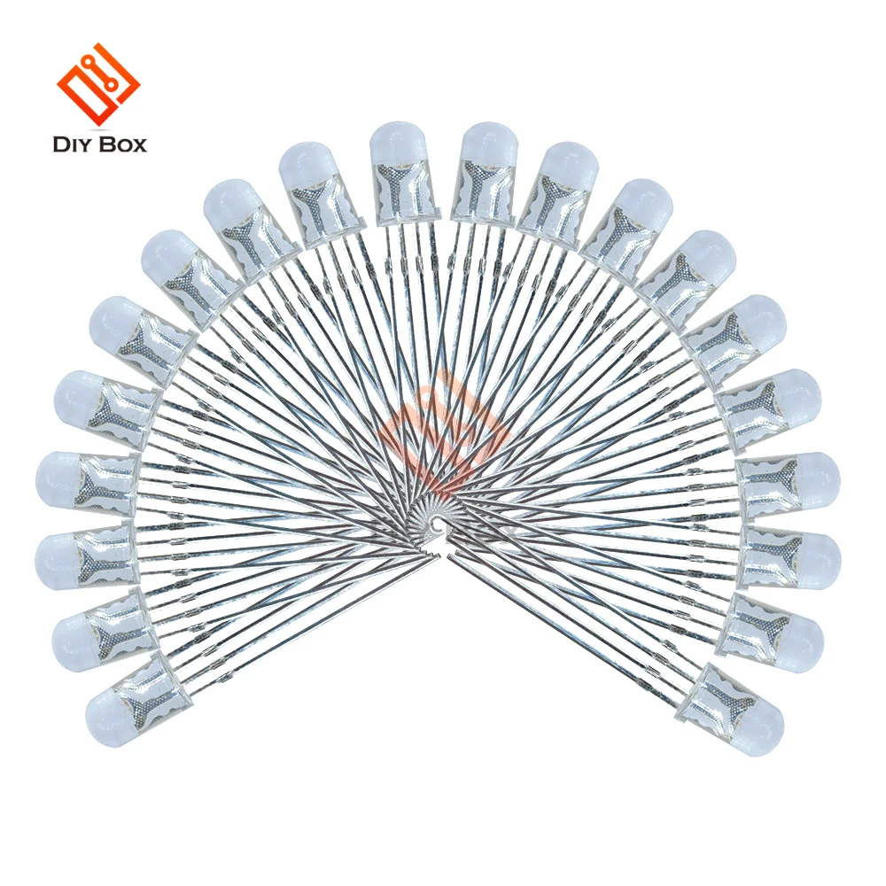 

20Pcs Multicolor 4pin 5mm RGB Led Diode Light Lamp Tricolor Round Common Anode LED 5 mm Light Emitting Diode RED GREEN BLUE