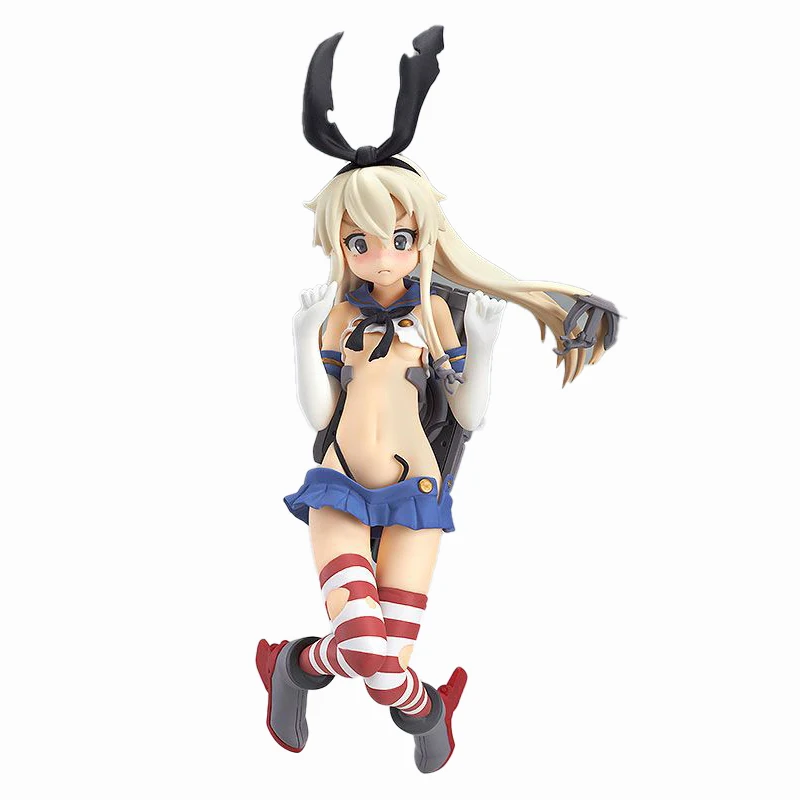 Товары, Оригинальная фигурка Max Factory FIGMA FIGFIX 001 Shimakaze Kantai, коллекция Kan, клей, модель, анимационный персонаж, экшн-игрушка