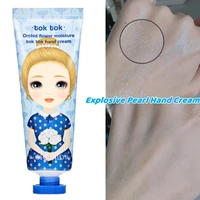 hand cream bursting water droplets moisturizing moisturizing hydrating milk peach fragrance hand cream hand treatment