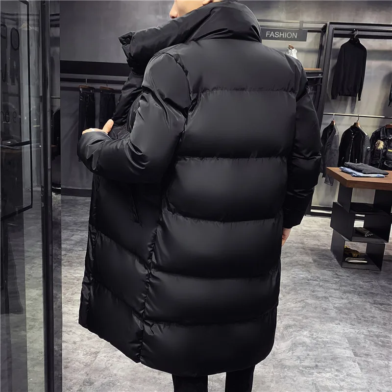 Winter Casual Long Down Jacket 2022 New Men's High Quality Casual Fashion Parka Plus Size 5XL Men's Thick Windbreaker Jacket