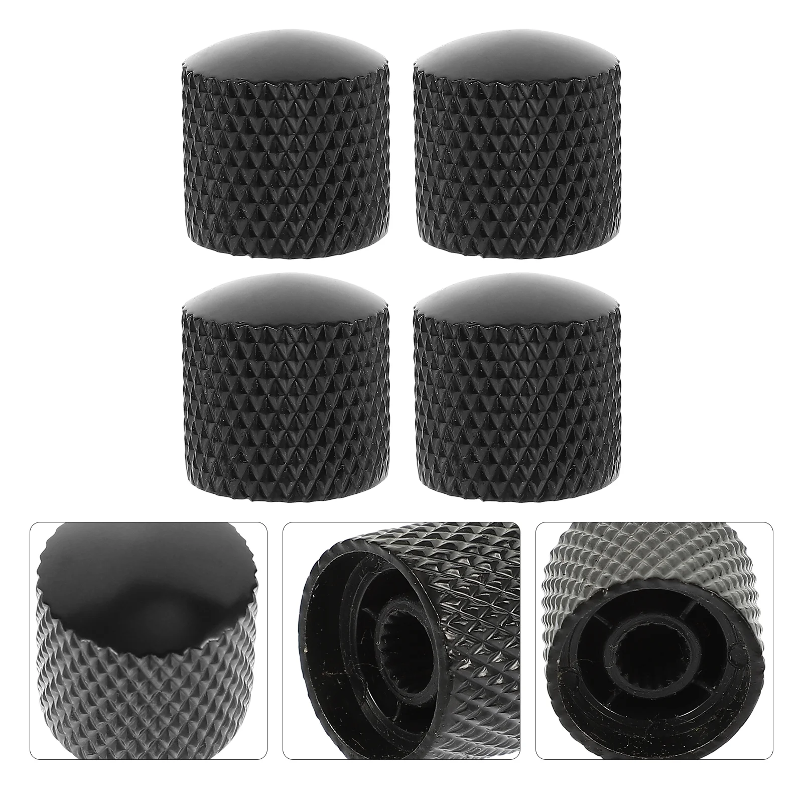 

Металлическая ручка для гитары, 4 шт., ручка громкости гитары, колпачки для громкости гитары, аксессуары для гитары, для магазина, улицы, дома