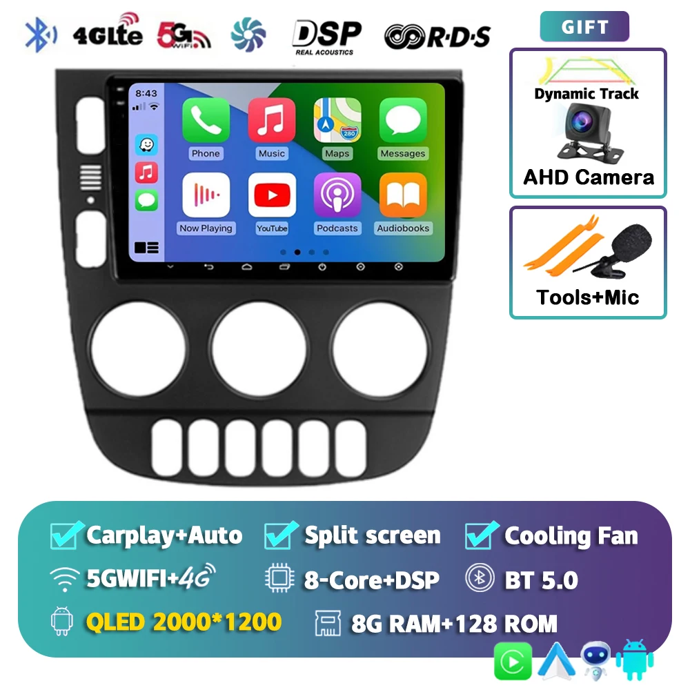 

Android 15 для Benz M-Class W163 ML320 2003-2005 2K QLED Android Автомобильный радиоприемник Мультимедийный видеоплеер GPS стерео CarPlay Головное устройство