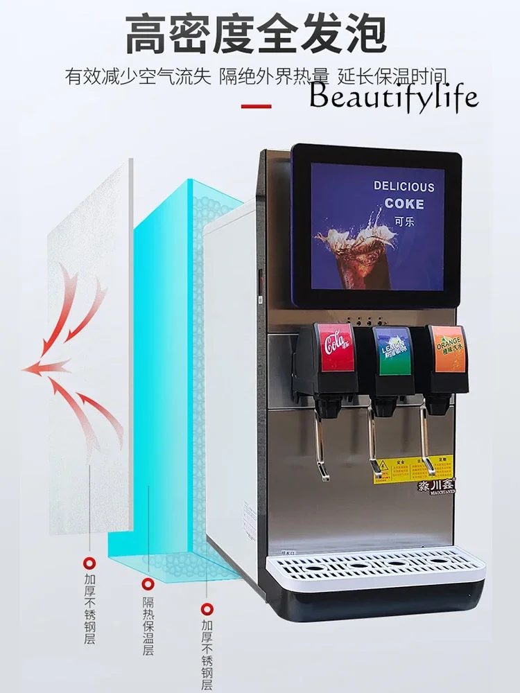 Машина для производства кока-колы с тремя клапанами коммерческая машина