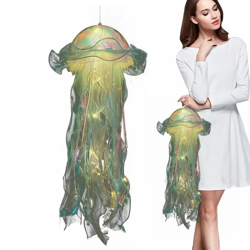 

DIY Jellyfish Light DIY Jellyfish Hang Lamp Handmade Party Decorative Lamps Decorative Ball Lamp Decoration For Restaurant Study