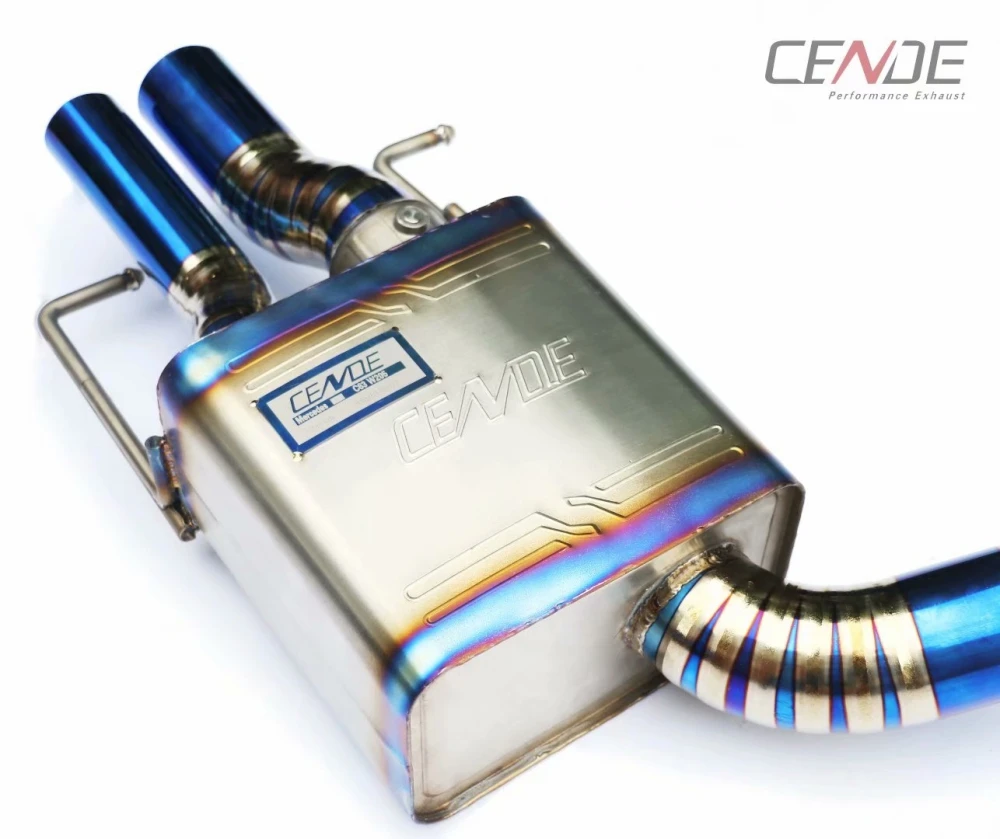 Фото Система выхлопа Dream Car Cende New Titanium Active Sound Valves с дистанционным управлением и глушителем Catback для W176 A180/A200 №3