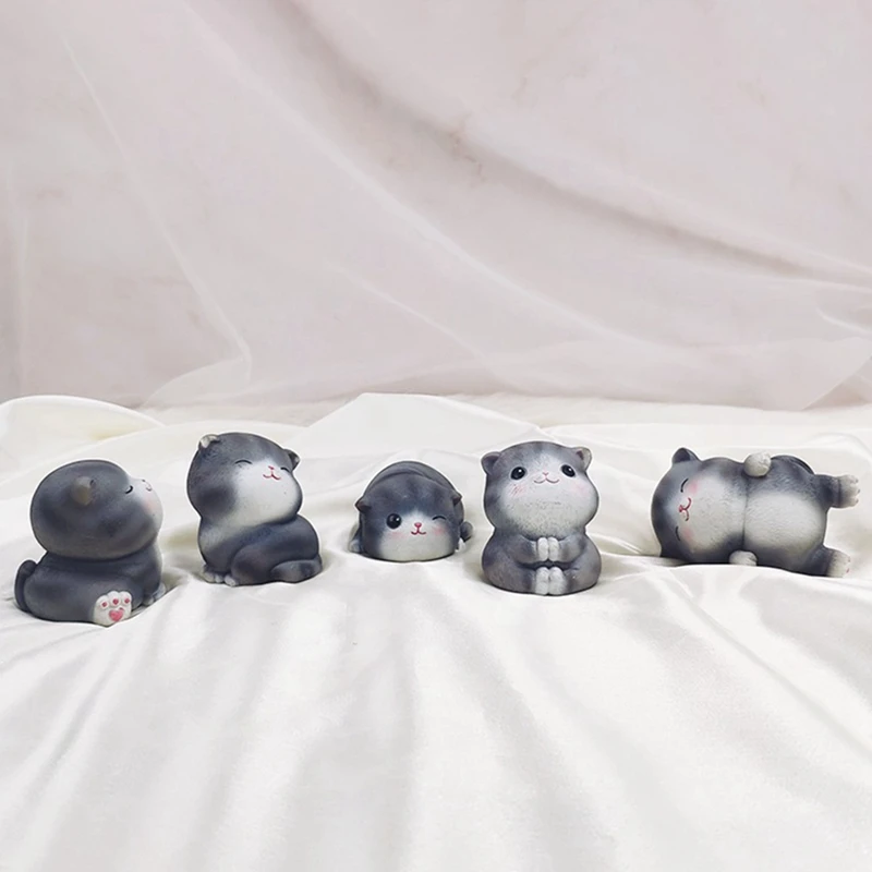 Форма для свечи утолщенная 3D трехмерная силиконовая форма свечей в виде кошки