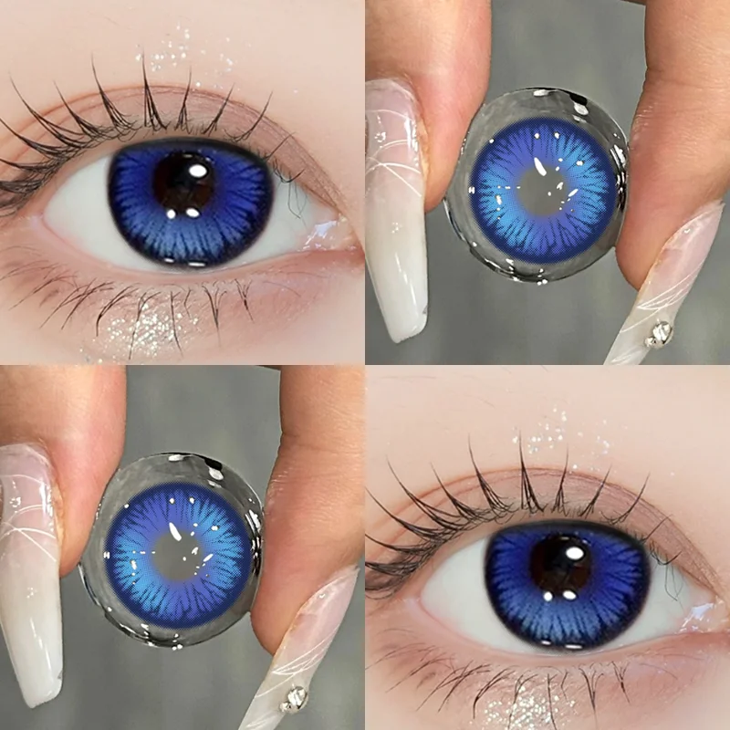 Фото MILL CREEK 1Pair New Myopia Colored Contact Lenses Korean Lenses with diopters Beautiful Pupils Cosmetics Contacts Fast Shipping №5