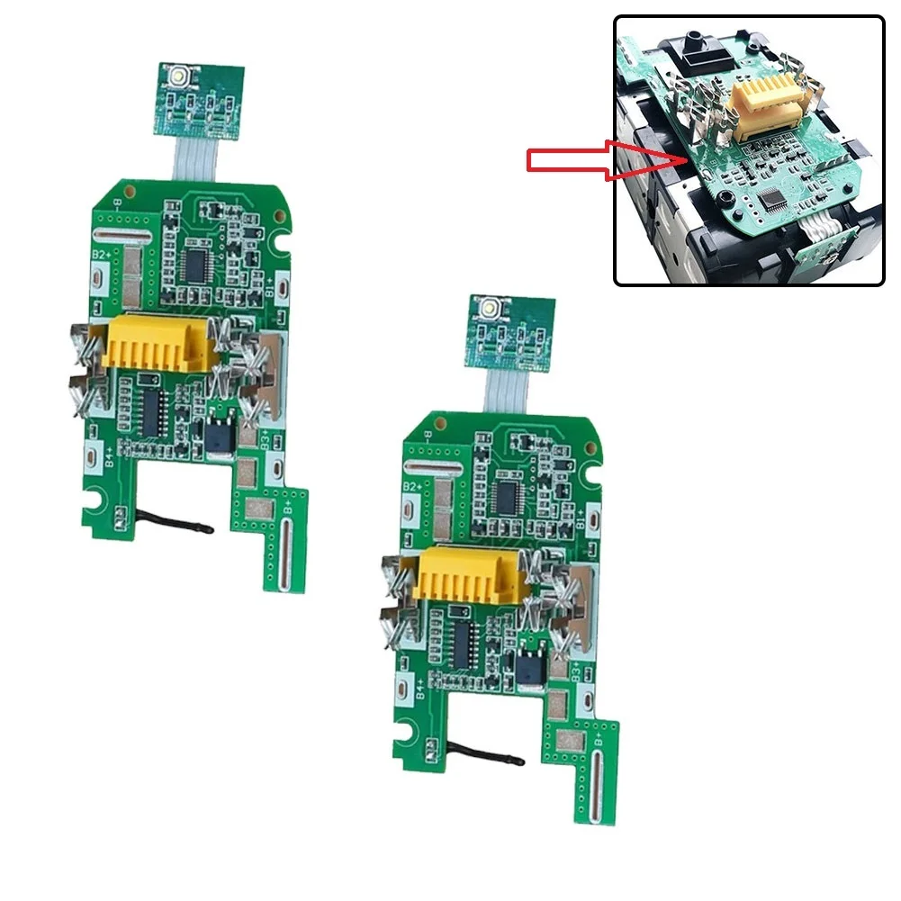 BL1830 PCB Circuit Board 2PCS BL1830 Battery Indicator Charging Protection Circuit Board For Makita 18V Shock Resistance enlarge