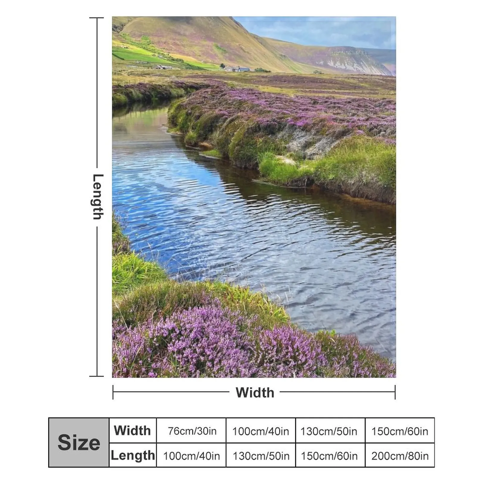 Plush одеяло Rackwick on the Orkney Island of Hoy