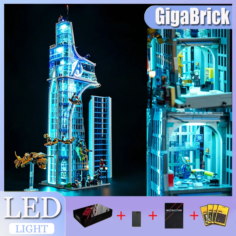Фото Набор светодиодного освещения премиум-класса для Lego 76269 (только светодиодные лампы, без блоков-конструкторов) Идеально подходит и обеспечивает яркое свечение. №2