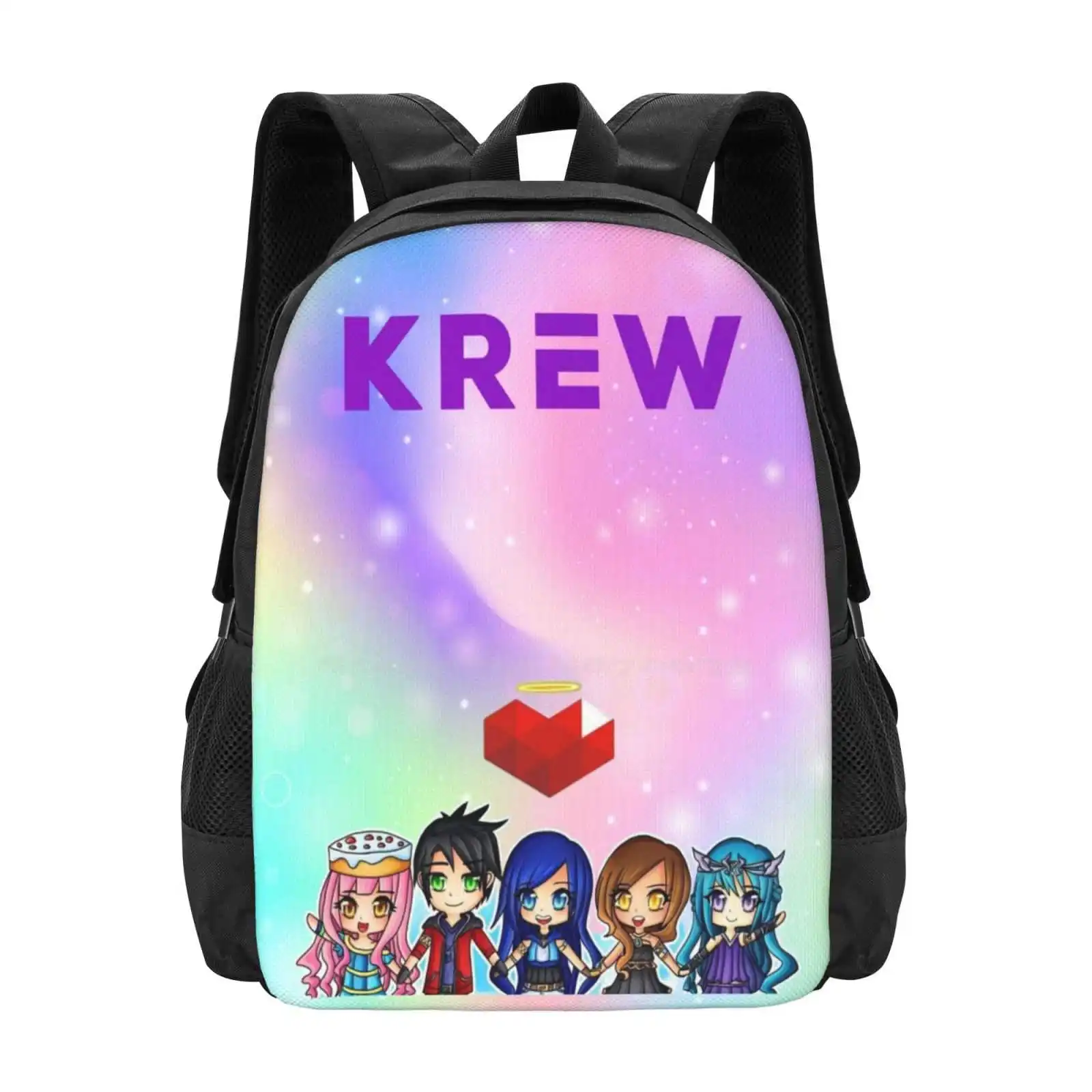 Лидер продаж школьный рюкзак Krew модные сумки игровые сумочки Itsfunneh симулятор Swarm