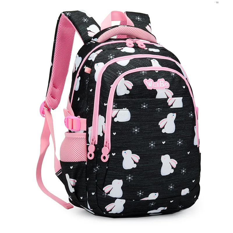 2023 New Summer Schoolbag Three Piece Book Bag Korean Fashion Academy Style Backpack Cute Cartoon Print Book Bag Handbag