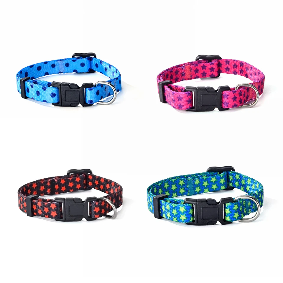 

New Fashion Nylon Cat Collar with Bell Adjustable Necklace Matching Strap Pet Collar kitten collar dog collar my pet brand