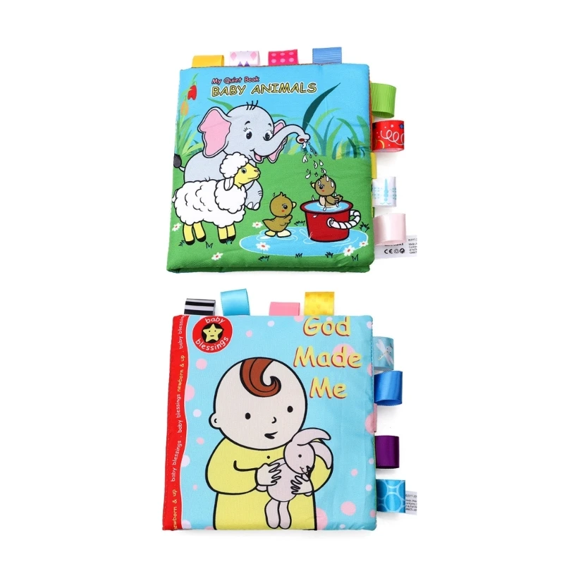 

Soft Cloth Books for Toddlers Early Education Supplies and Feel Book
