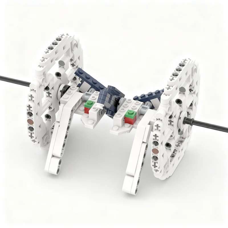 Фото 318 деталей MOC Battlebots, масштаб 1:10, модель «Чемпионат мира VI и VII», строительные блоки, рождественский подарок, игрушки, идея для творческого сбора. №3
