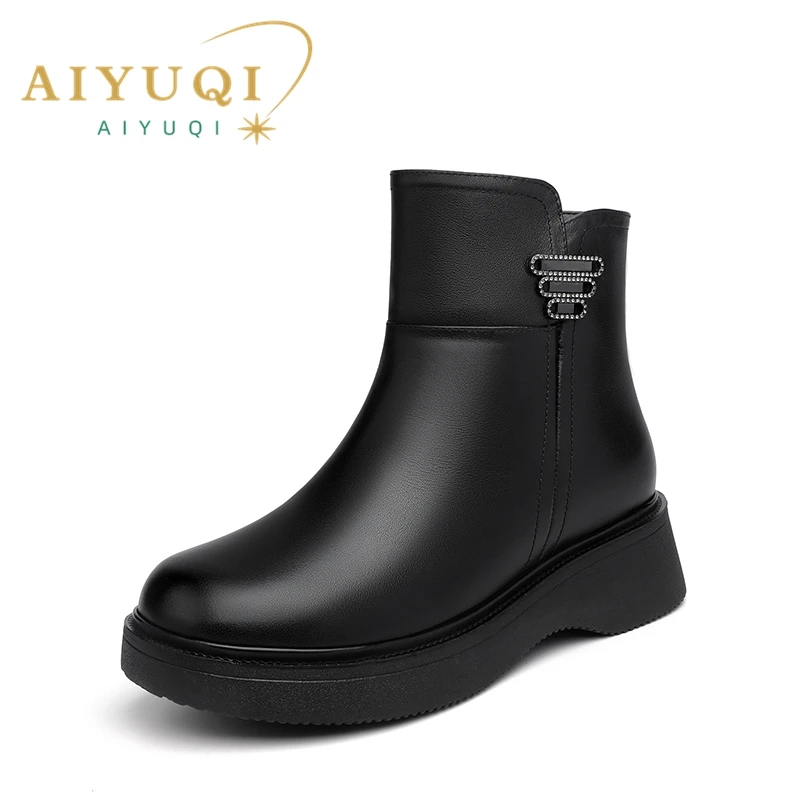 Рисунок 3 - Женские зимние ботинки AIYUQI из натуральной кожи