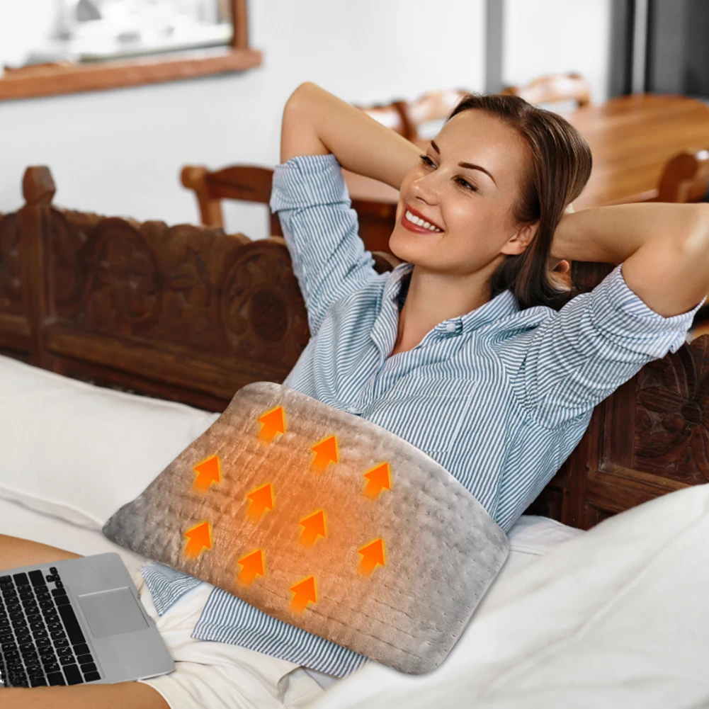 

Электрический нагревательный коврик 3 зубчатая Регулируемая грелка для сна бытовые принадлежности мягкая приятная для кожи для тела плечи Шея задняя нога