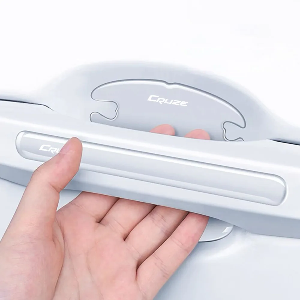 8 шт. автомобильные невидимые прозрачные защитные наклейки набор дверных ручек