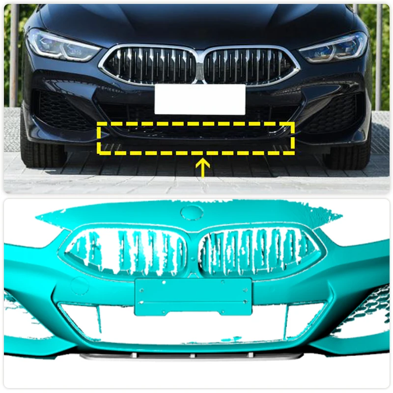Автомобильный передний бампер спойлер для BMW 8 серии G14 G15 G16 M Sport 2D 4D 2019-2021 сухой