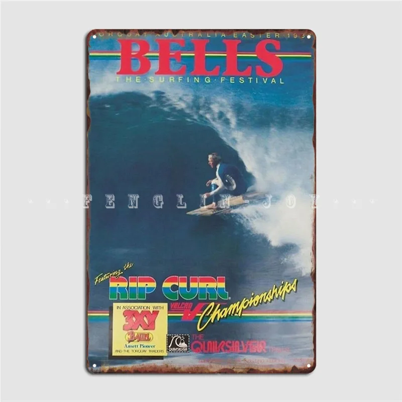 

Винтажный австралийский серфинг 1983, металлический плакат на стену, паб, кухню, винтажные тарелки, жестяной плакат