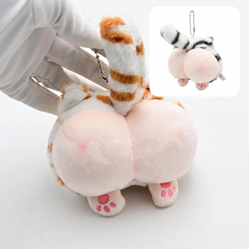 

Металлическая подвеска в виде ягодиц с тонкой текстурой без запаха, брелок с тигром для студентов