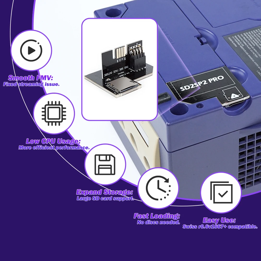 Адаптер для SD-карты SD2SP2 Pro V1.3 устройство чтения SD-карт TF-карт совместим с