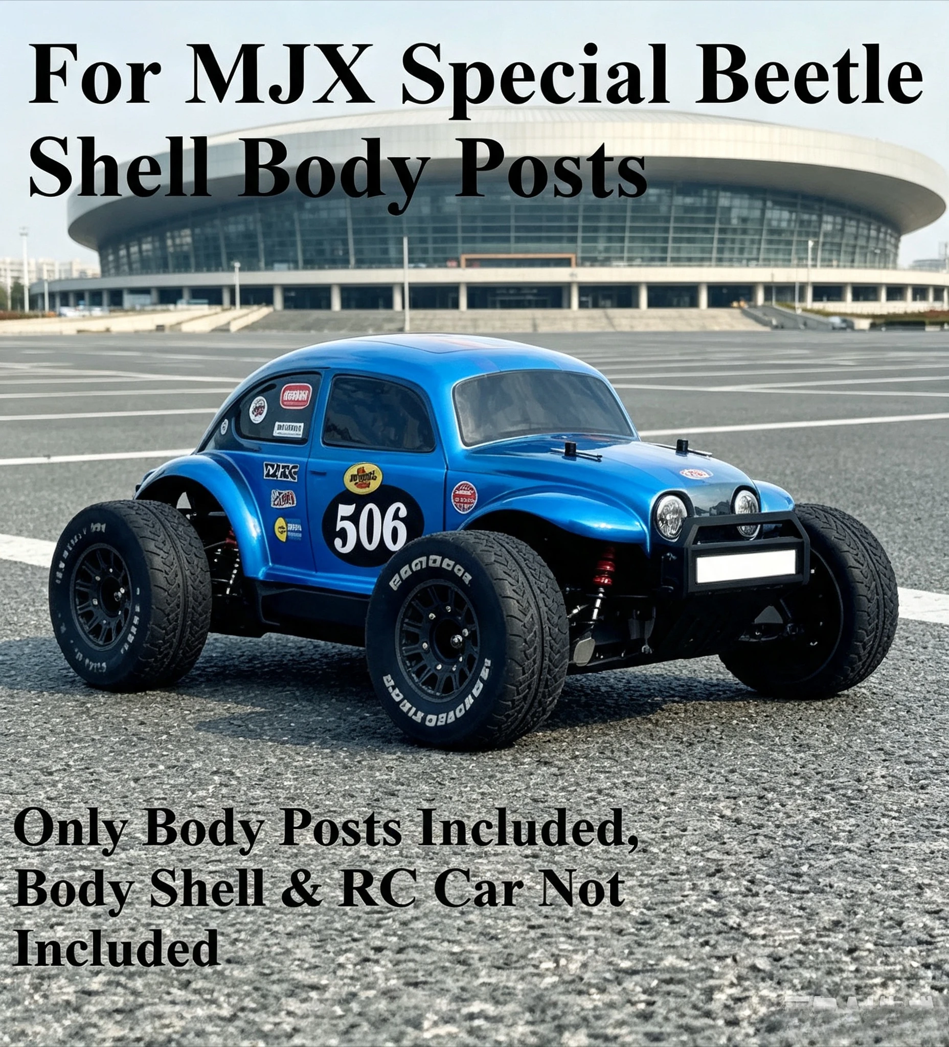 Фото Для MJX 10210 10208: Сборный кузов-оболочка Beetle DIY, 1/10, для радиоуправляемых раллийных машин, персонализированные внешние аксессуары для хобби-моделей №1