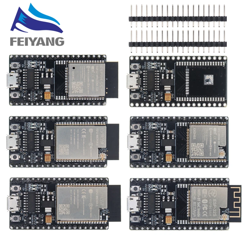 ESP32/ESP-32S Разработка доски NodeMCU-32S CH340 MICRO USB WiFi+Bluetooth Ультра-низкое потребление энергии Dual Core ESP ESP32-WROOM on.