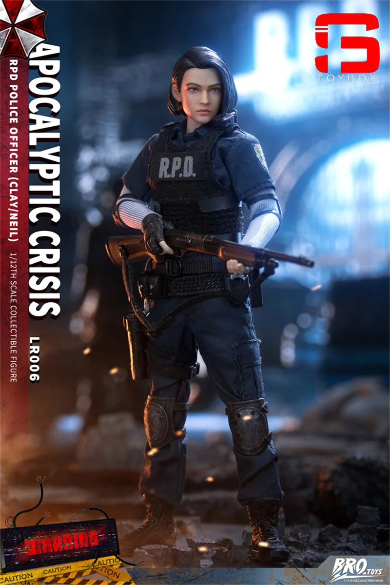 В наличии BROTOYS 1/12 LR006 РПП полицейский сотрудник глина Нил двойная команда 6 дюймов
