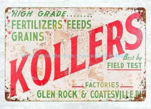 1п ржавые металлические вывески Kollers feeds Neste fertilizers металлическая жестяная вывеска