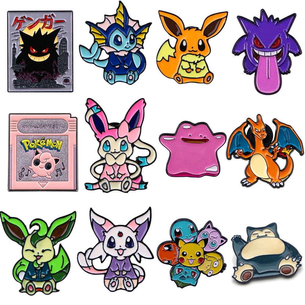 Стич аниме эмалевая брошь для одежды портфель значки на рюкзак аксессуары