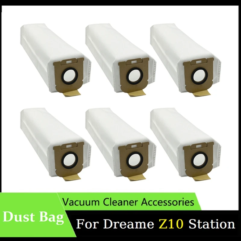6 шт. для Dreame Z10 Station робот-пылесос мешок пыли запасные части нетканый мусора
