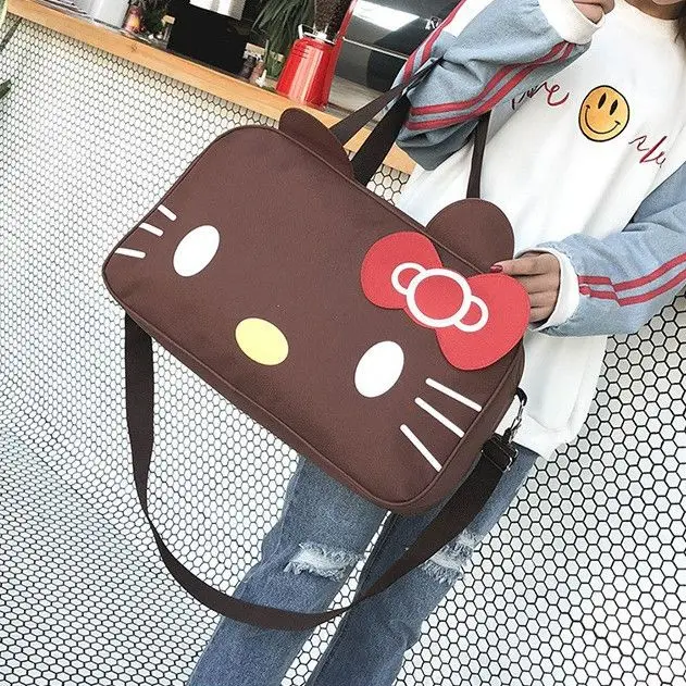 Cartoon Women's Handbag Luggage Bag Travel Bag Maternity Package Sports Bag Shoulder Bag Crossbody Waterproof Hellokitty