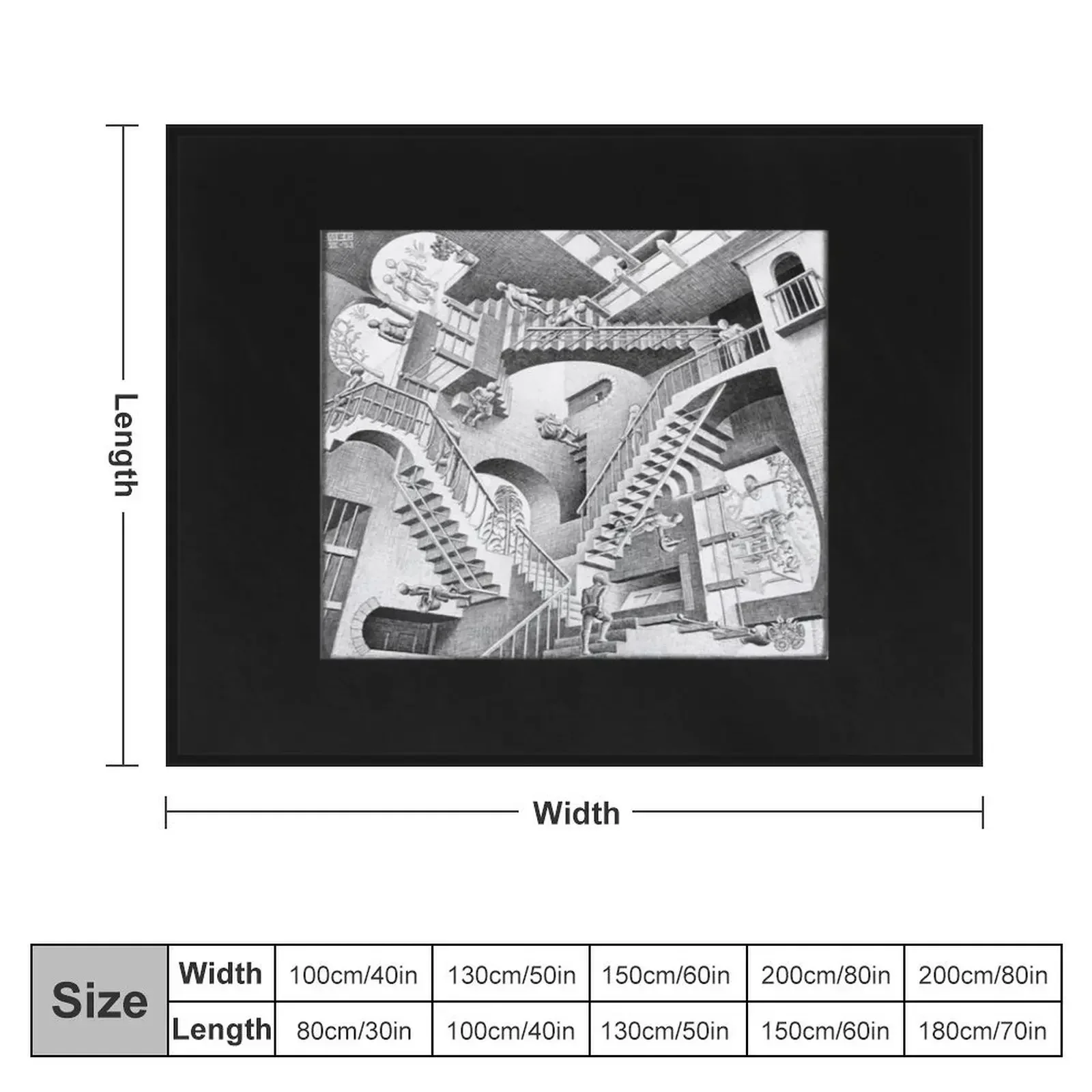 Mc Escher T-ShirtMC плед одеяло милые клетчатые красивые одеяла