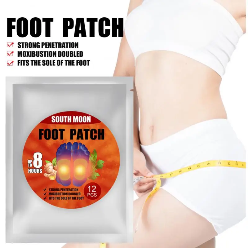 

12 шт., пластырь для детоксикации ног