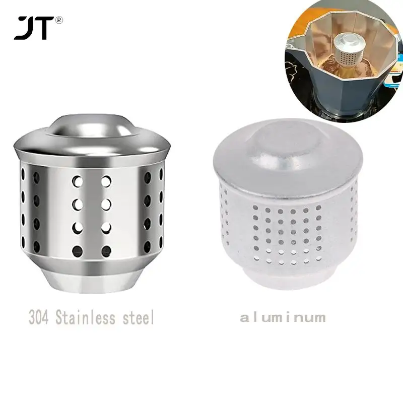 Stainless Steel Moka Pot Anti-spray Cap Stovetop Espresso Coffee Maker Accessories Anti-Splash Valve Cover