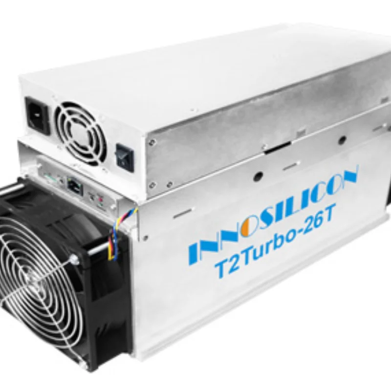 

BTC BCH Miner Used Innosilicon T2T 26TH/s SHA256 Bitcoin Better Than WhatsMiner M3 M21S M20S Antminer S9 S17 T9+ T17 S17+ T17+