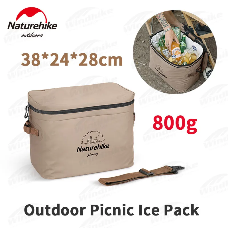 

Naturehike 800G Ultralight 20L Ice Box Pvc Picnic Ice Pack Camping Travel Party Outdoor Drinks Beer Food Storage Cold Insulation