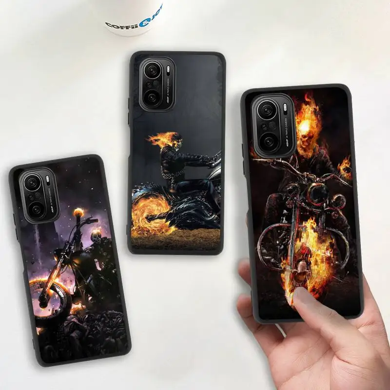 

Ghost Rider Marvel Phone Case Silicone soft for Redmi 9A 8A Note 11 10 9 8 8T Redmi 9 K20 K30 K40 Pro Max
